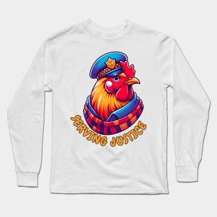 Police hen Long Sleeve T-Shirt